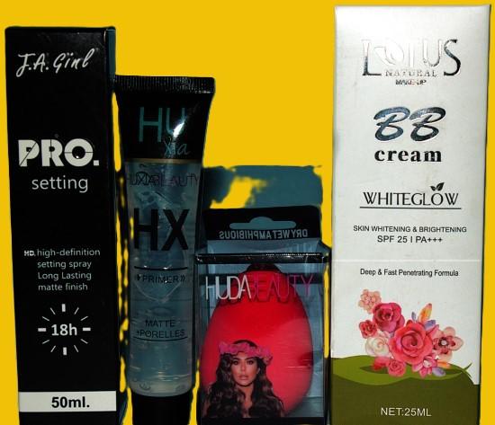 💄 Lotus BB Cream Foundation Shade 02 – Free Primer + Free Setting Spray + Free Sponge